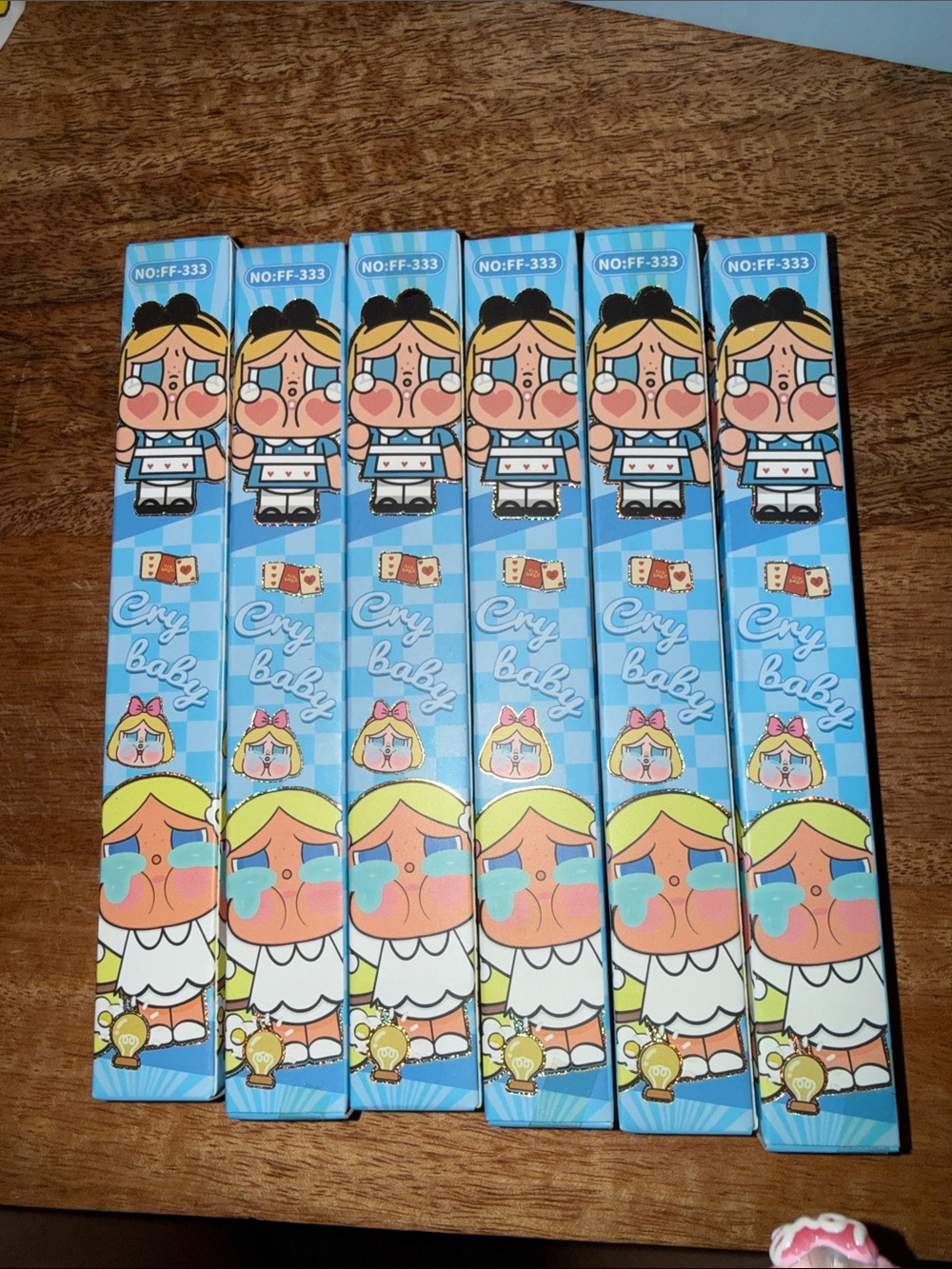 6 crybaby blind box pens